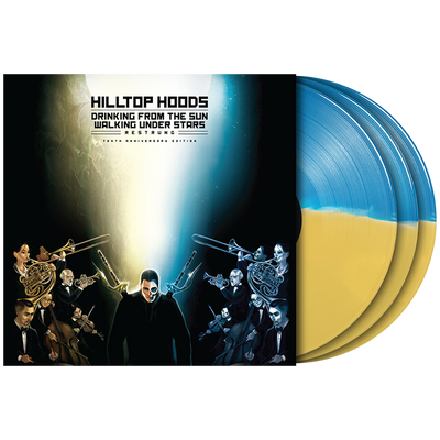 Drinking from the Sun, Walking Under Stars Restrung (10yr Anniversary Edition Blue & Yellow 3LP)